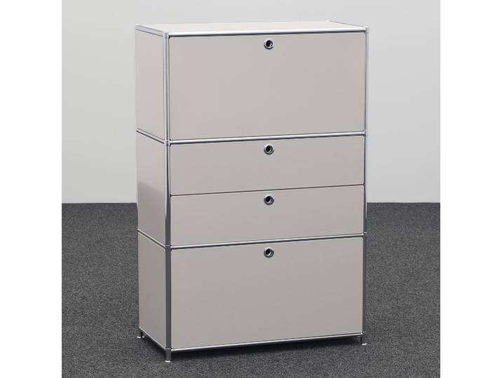 Highboard System4 80.0 x 40.0 cm, Hellgrau, Neu - Ideal für zeitloses Design