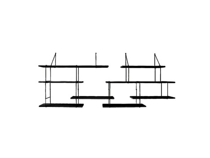 Étagère murale - Studio Hausen - Duo link shelf - Noir - Adulte