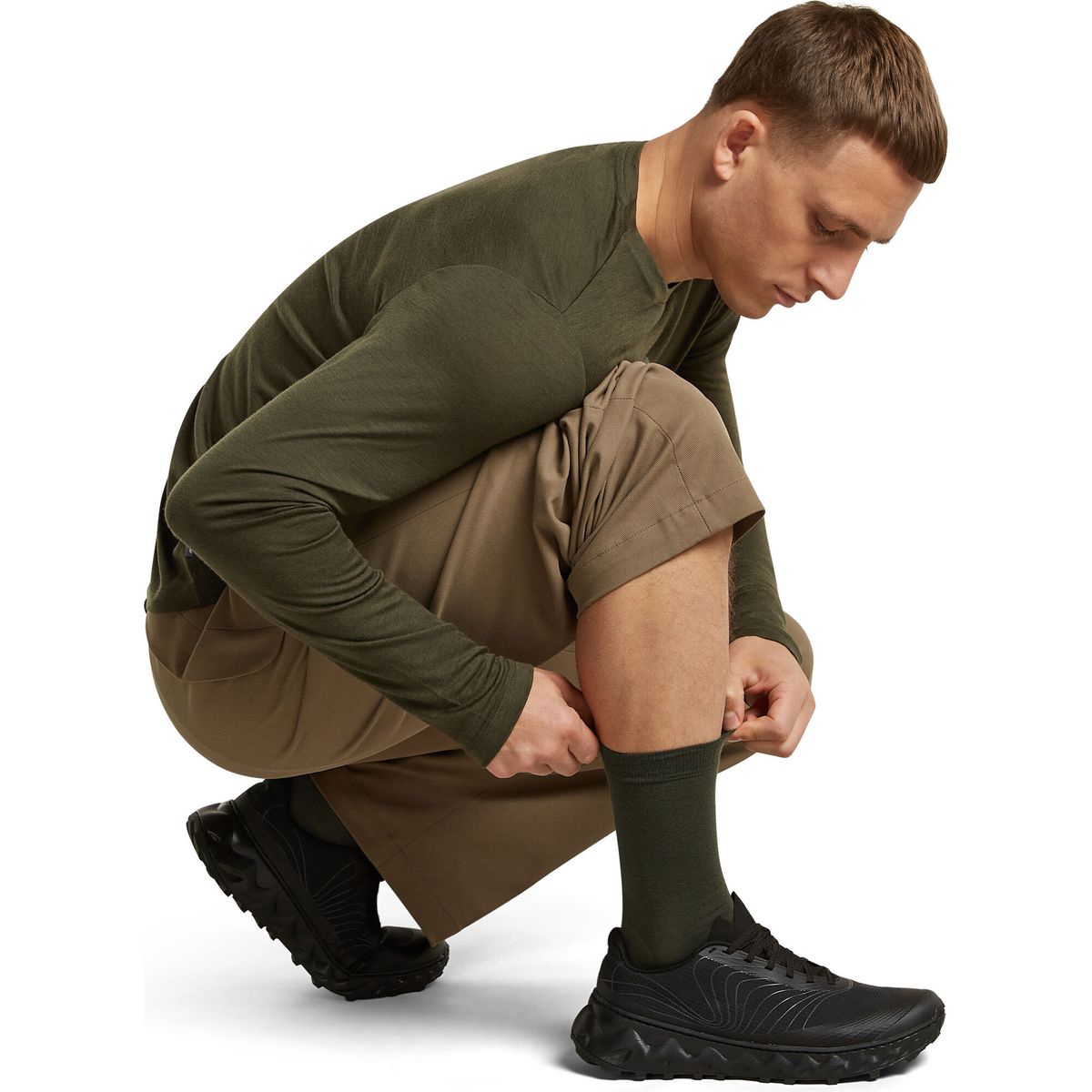 Icebreaker M Lifestyle Fine Gauge Crew dk loden (IB0L1) LXL 105116IB0L1-LXL
