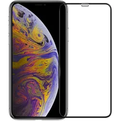 Screenguard Panzerglas Screen Protector (Apple iPhone 11), Smartphone Schutzfolie, Schwarz