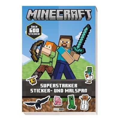 Minecraft: Superstarker Sticker- und Malspaß, Taschenbuch von Panini, Panini, 978-3-8332-4135-2