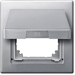 Merten Schutzabdeckung IP 44 (aluminium glänzend)