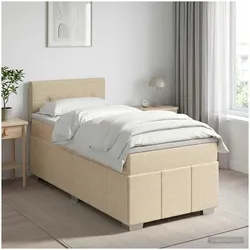 vidaXL, Boxspringbett, Moderner Boxspring (90 x 200 cm)