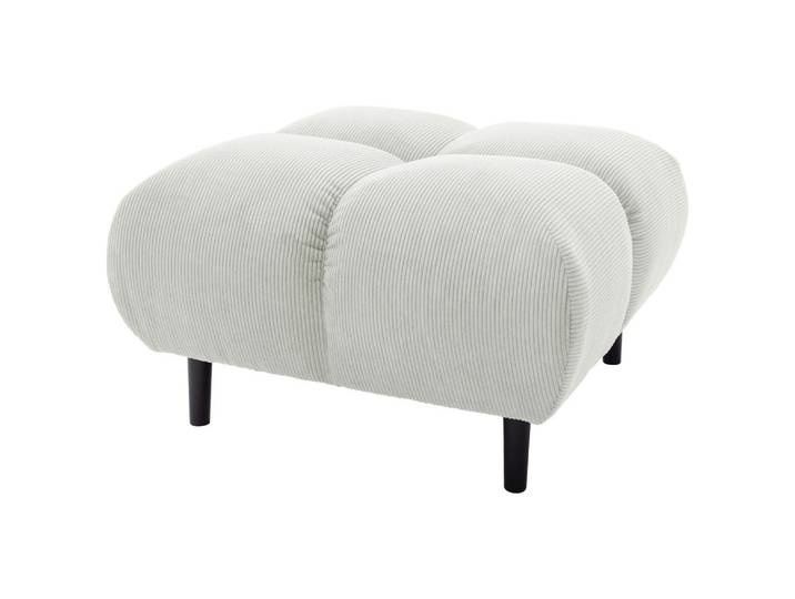 Pure Home Lifestyle Hocker, Weiß, Holz, Buche, quadratisch, 73x41x73 cm, Fußauswahl, Wohnzimmer, Hocker, Sitzhocker