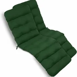 DECKCHAIRAUFLAGE Flair DC 200x50x8cm Dunkelgrün (2tlg)