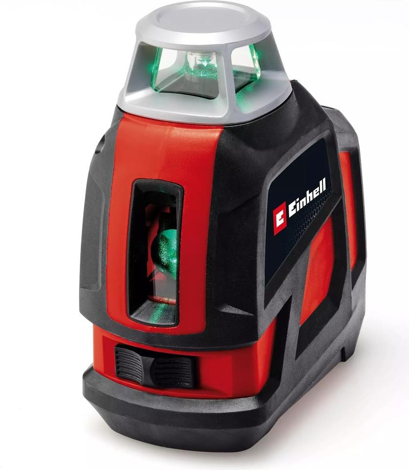 Einhell Kruislijnlaser TE-LL 360 G met groene laserlijnen, zwart/rood