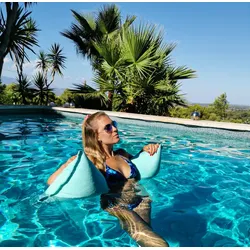 chillisy Schwimmkissen St. Barth 120 x 45 cm  ,Farbe: Mint
