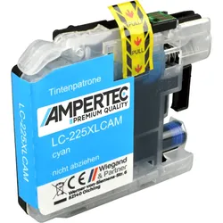 Kompatible Tinte ersetzt Brother LC-225XLC cyan