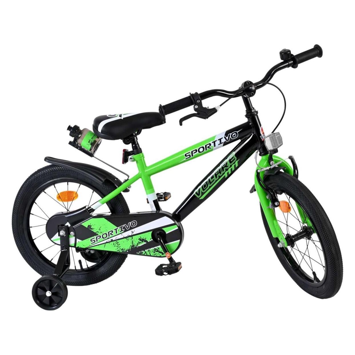 Volare - Children's Bicycle 16 - Sportivo Green (51678) (16") (51678)