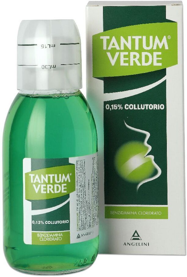 ANGELINI PHARMA ITALIA SpA Tantum Verde Collutorio 0,15% Benzidamina Cloridrato, 240 ml