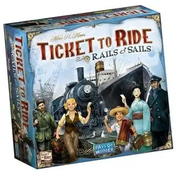 Asmodée Days of Wonder bordspel Ticket to Ride Rails & Sails - EN (Englisch, 2 - 5 Spieler)