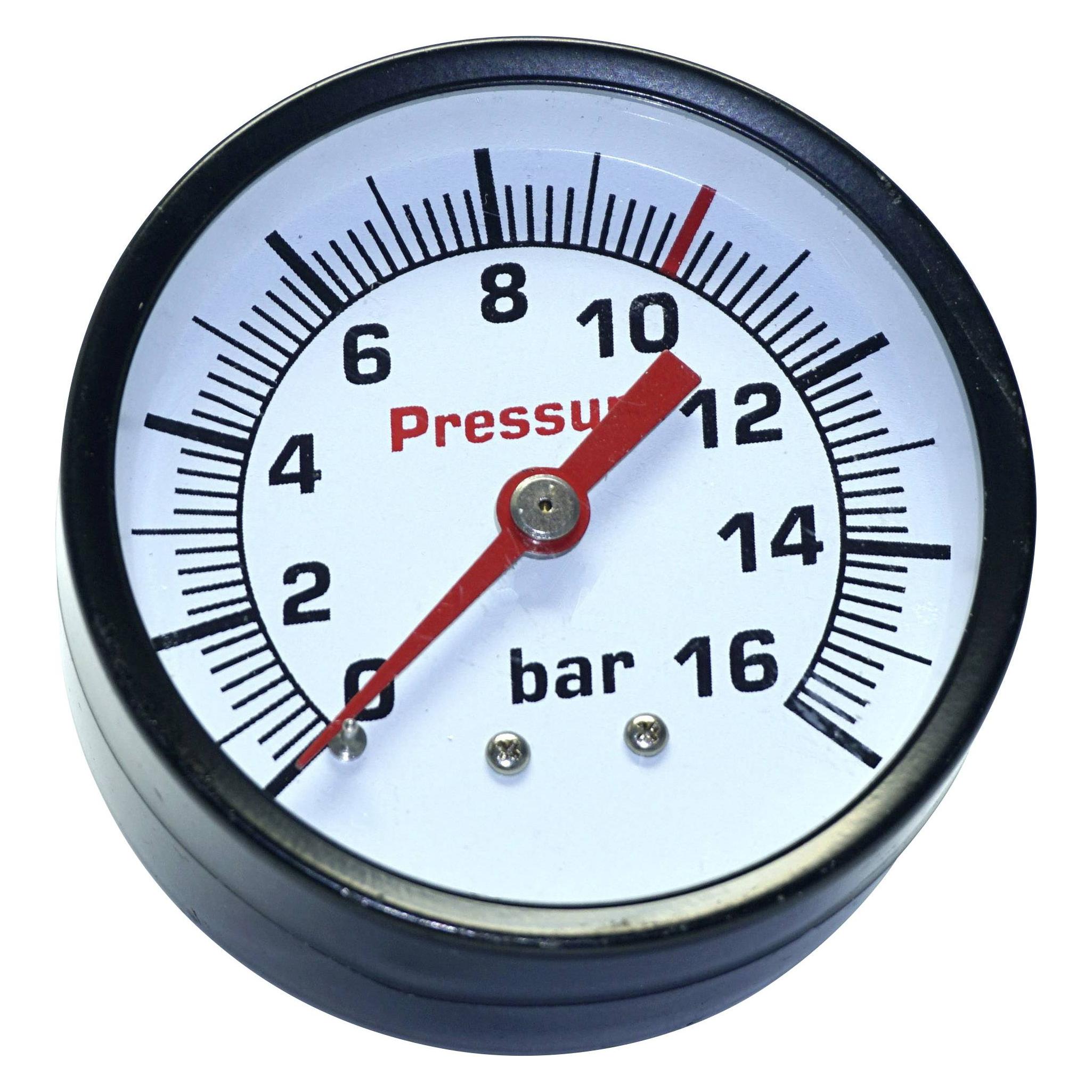 Aerotec Manometer 16 bar Zoll AG Pressure Druckskala (9052071)