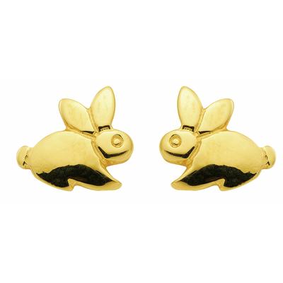 Paar Ohrhänger ADELIA´S "Damen Goldschmuck 1 Paar 333 Gold Ohrringe / Ohrstecker Hase", gold, Ohrringe, Damen, Damen, Gold, 333 Gold Goldschmuck für Damen