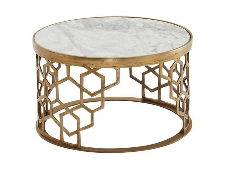 Mid.you Couchtisch, Goldfarben, Metall, rund, rund, 60x36x60 cm, Wohnzimmer, Wohnzimmertische, Couchtische, Couchtische rund
