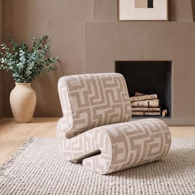 Coaster Eimer Geometric Jacquard Accent Chair