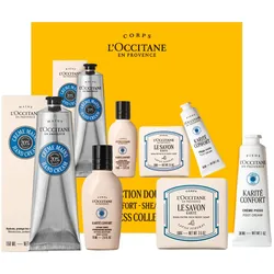 L'Occitane Karité Confort Set (Handcreme 150ml + Lotion 75ml + Seife 10g + Fußcreme 30ml)