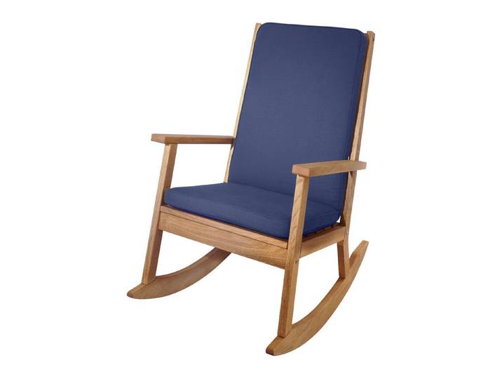 memo Stuhl Auflage Rocker L9032 Schaukelstuhl blau