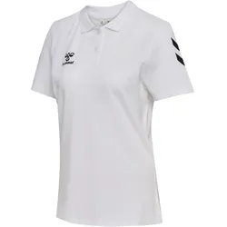 hummel hmlGO 2.0 Chevron Poloshirt Damen 9001 - white S