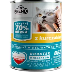 Frendi-Stücke in delikater Hühnersauce 800g für Katzen