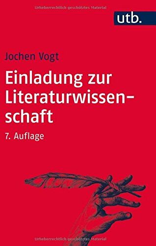 Jochen Vogt - Einladung zur Literaturwissenschaft - Preis vom 13.10.2026 11:25:28 h
