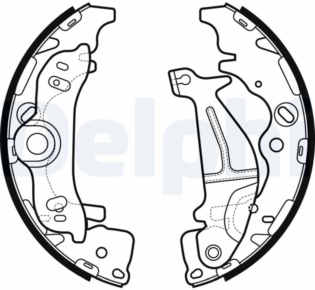 Bremsbackensatz DELPHI LS2138
