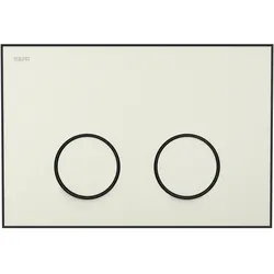 MEPA Frame Betätigungsplatte 2-Mengen Sand-Mattschwarz, 421057 421057