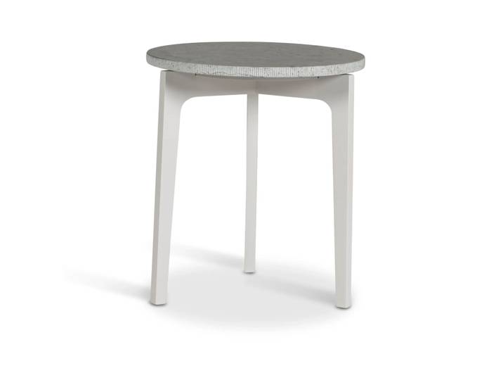 Mavis Höllviken bijzettafel kalksteen, lichtgrijze lak