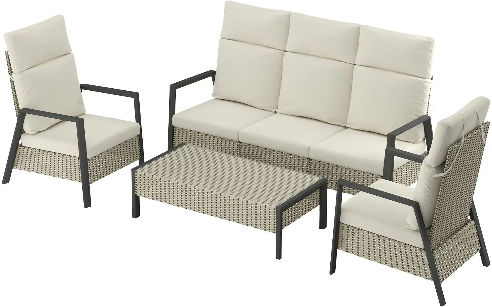 Höffner Lounge-Gruppe  Bristol ¦ beige