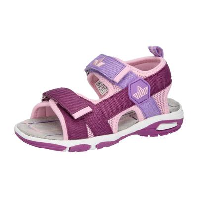Sandale LICO "Sandale Palau V", Mädchen, Gr. 26, rosa, Synthetik, Schuhe Sandale