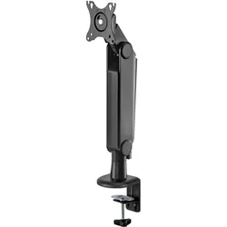 myWall Höhenverstellbarer Tischhalter für Flachbildschirme (Tisch, 32", 8 kg), Monitor Halterung, Schwarz