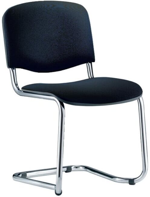 ISO swing Chaise visiteur chromée/anthracite ; E/D/E (IsoSwingCREF002)