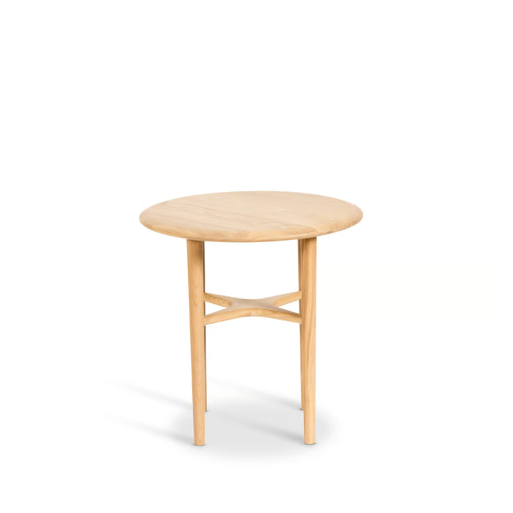 Mavis Crest bijzettafel eikenhout witgepigmenteerde blanke lak