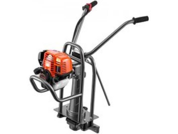 VEVOR Vibrateur Thermique pour Règle Vibrante à Béton, Moteur 4 Temps 1,16 HP, avec Transmission par Arbre Flexible, pour Nivellement du Béton, Dalles, Sols, Terrasses et Allées, Poignée Réglable