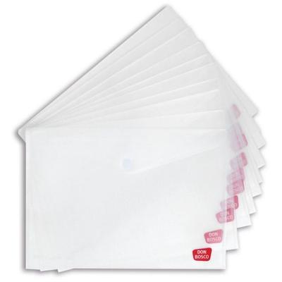 Sicht- und Schutzhülle für Kamishibai-Bildkarten (Kamishibai-Hülle), DIN A3, mit Klettverschluss, transparent, Vorteilspack mit 10 Exemplaren