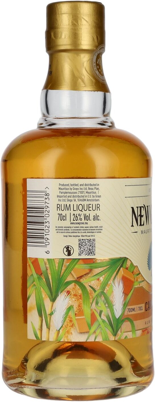 New Grove Rum New Grove Caramel Liqueur of Mauritius 26% Vol. 0,7l