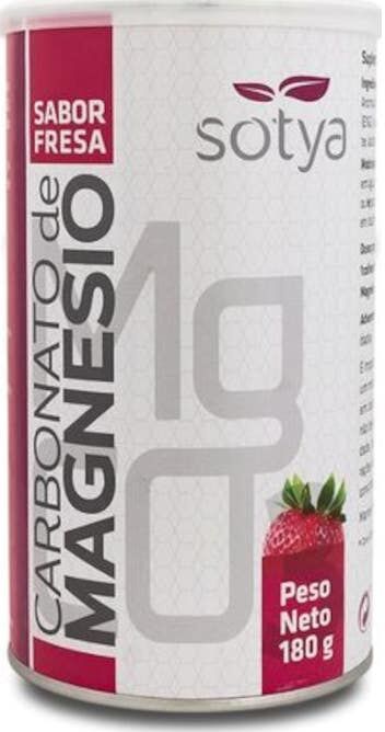 Sotya carbonato de magnesio fresa 180g