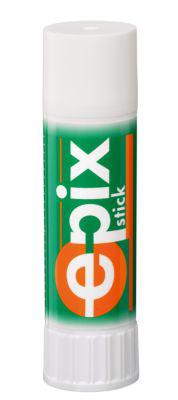 Klebestift epix, für Papier/Pappe/Etiketten/Fotos, leicht verstreichbar, lösungsmittelfrei, 10 g