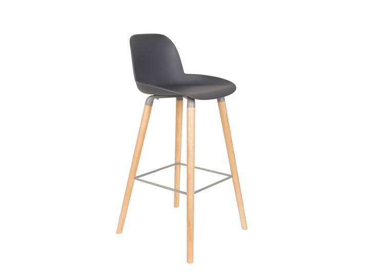 2er Set Zuiver Albert Kuip Barstuhl Eschenholz/Kunststoff 75 cm