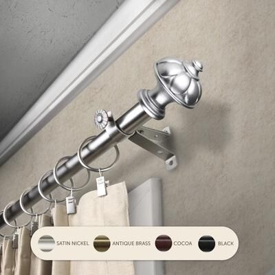 InStyleDesign Noah Adjustable Curtain Rod
