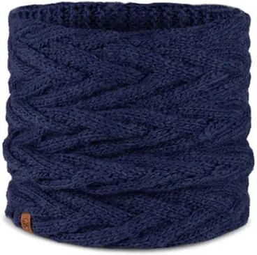 Buff Caryn Midnight Dark Blue Knitted & Fleece Neckwarmer