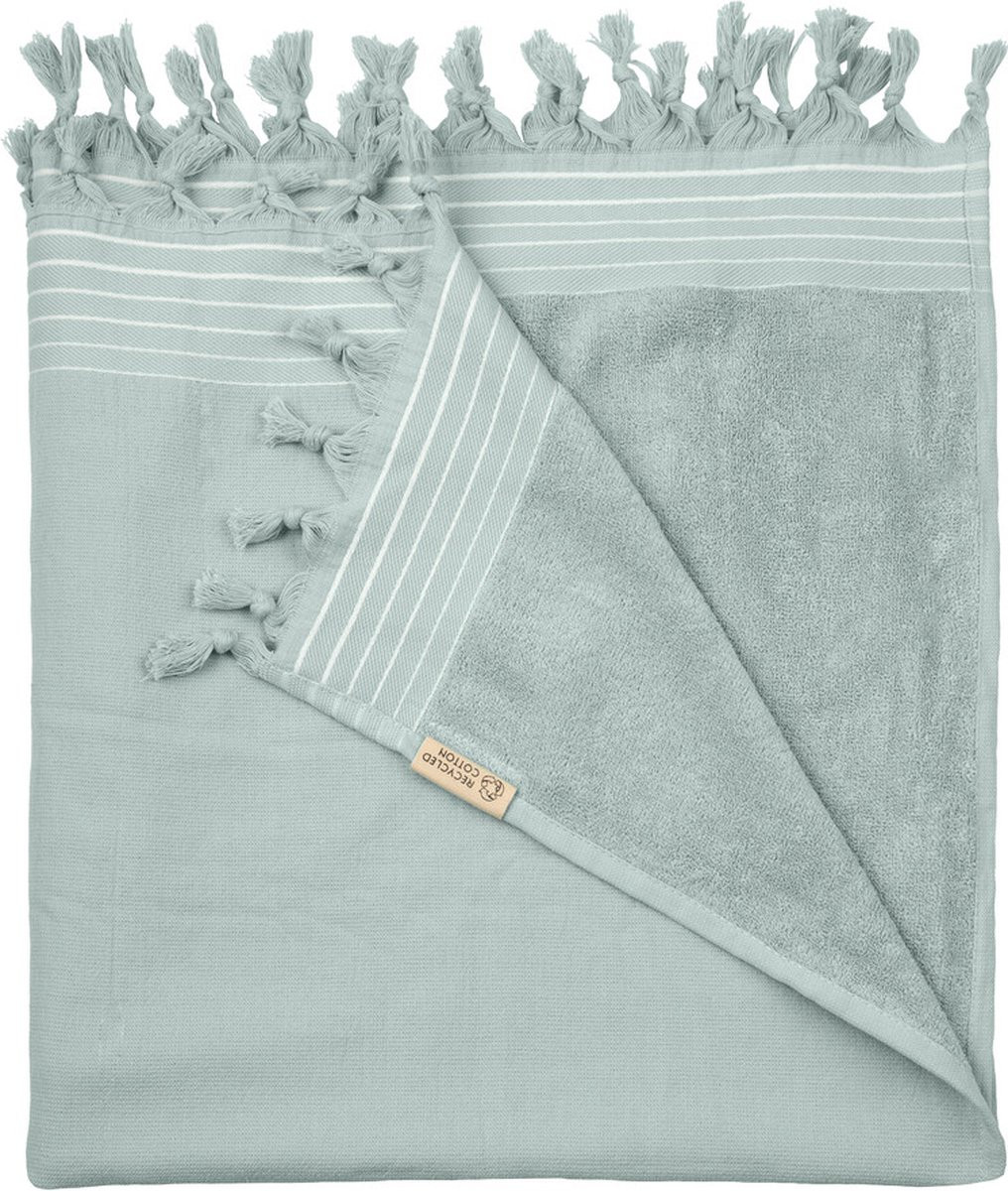 Walra Hamamdoek XXL Remade Cotton - Mint - 200 x 200 cm