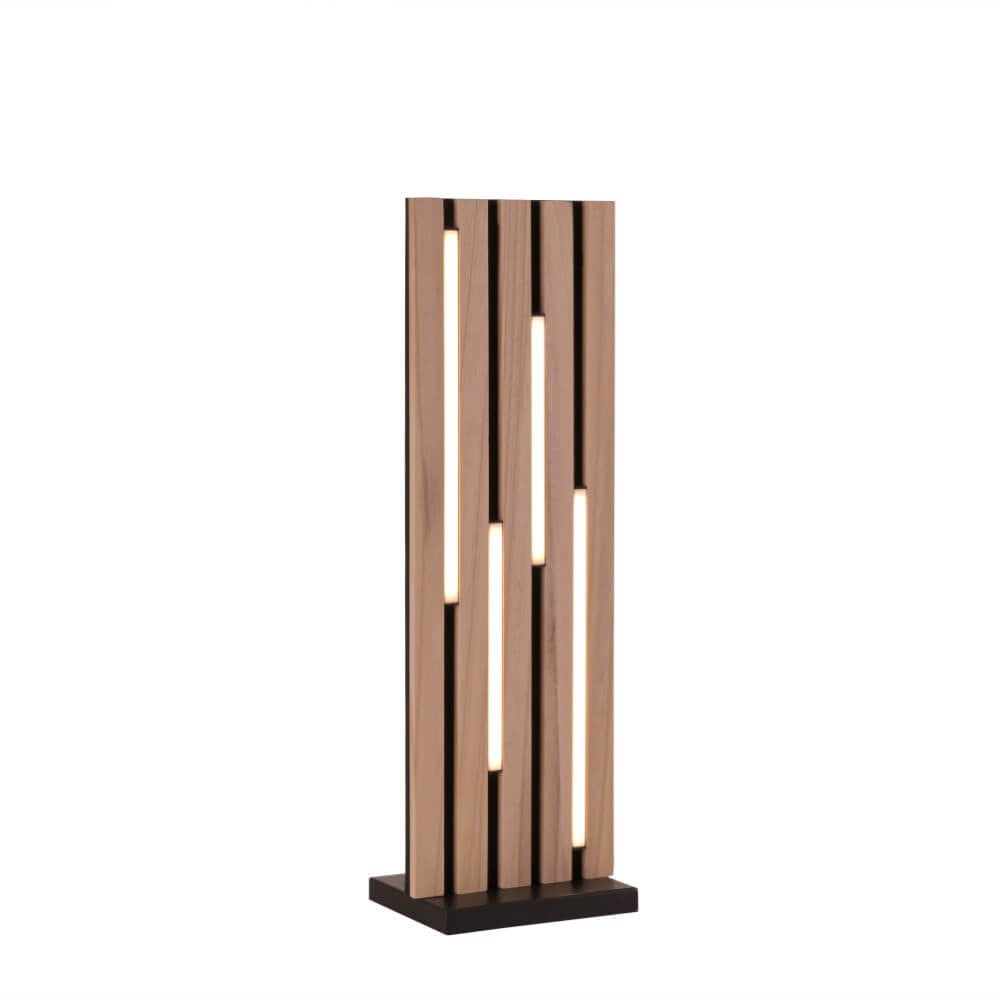 Paul Neuhaus Q-Akustik Design vloerlamp hout wit
