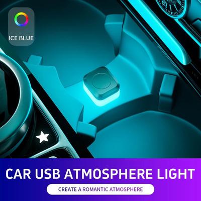 Uplift Treasures Car USB LED Interior Mood Light Plug And Play ice Blue