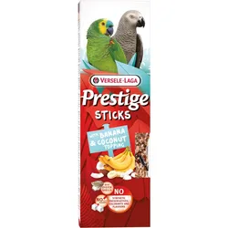 Versele-Laga Prestige Sticks Papageien mit Banane & Kokostopping 1x2 Stück