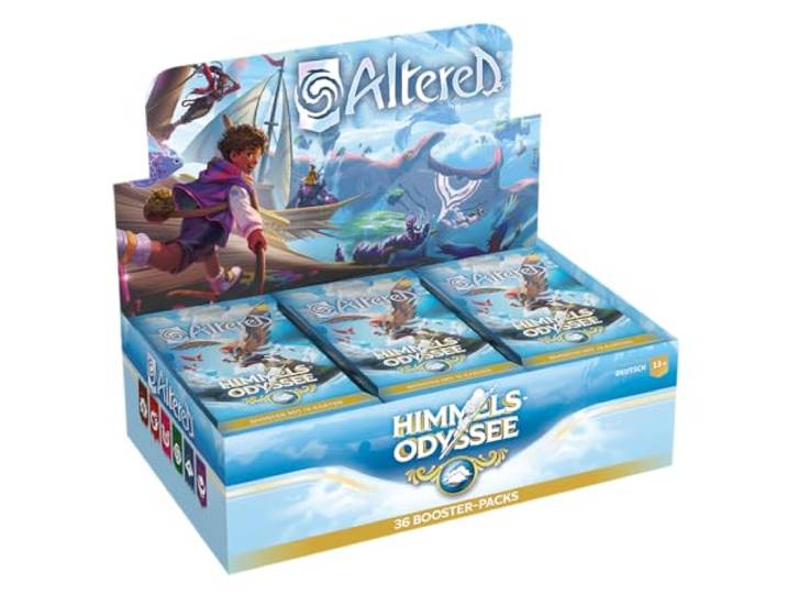 EQUINOX Altered – Himmels-Odyssee Display mit 36 Booster, Umfangreiche Deck-Erweiterung für Altered, Strategisches Kartenspiel zum Sammeln, Ab 13 Jahren, 2 Spieler, 20 Minuten, Deutsch
