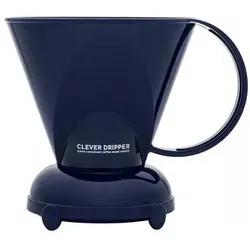 MGA Tropfer – L 500 ml Marineblau + 100 Filter, Kaffeebereiter, Blau