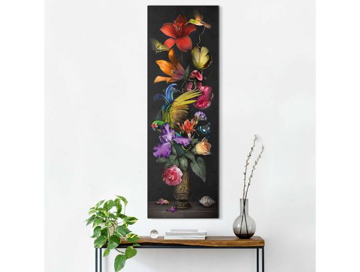 Wandbild REINDERS Flower Portrait , bunt (farbe bild(er): bunt), B:52cm H:156cm T:3cm, MDF, Bilder, Wandbild