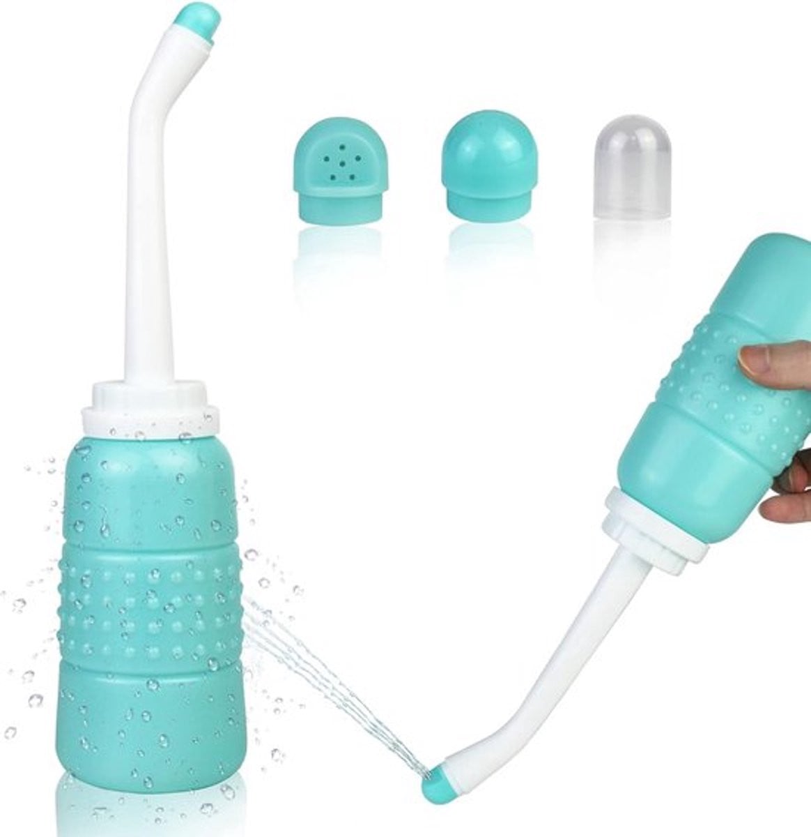 Blauwe Peri Bottle Mobiele Bidet voor Postpartum Gebruik en Vaginale Douche