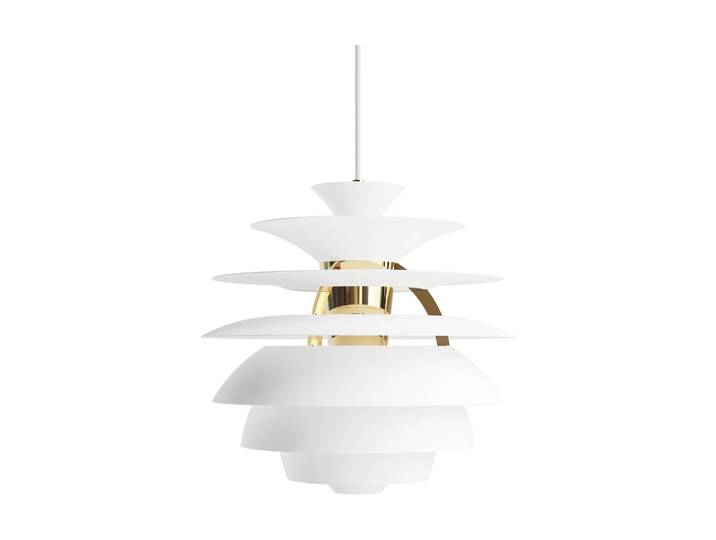 Louis Poulsen Suspension PH Snowball Soft white-brass