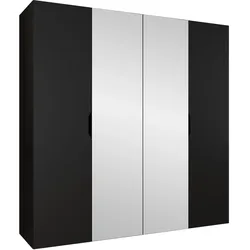 DREHTÜRENSCHRANK Malaga 200 mit Frontspiegel